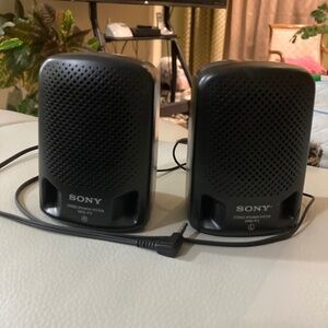 Sony SRS-P3 Mini Speaker System, Black, 3.5mm Aux. jack